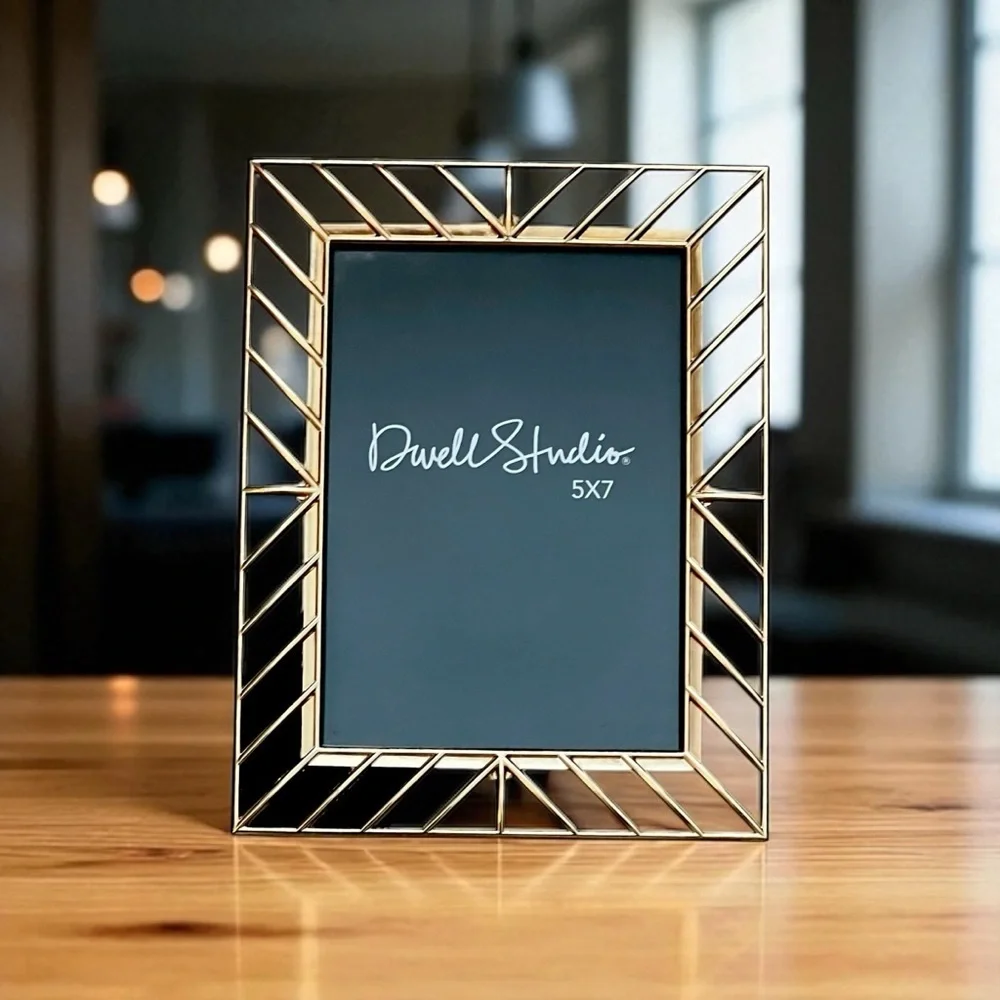 Dwell Studio Gold Photo Frame, 5x7